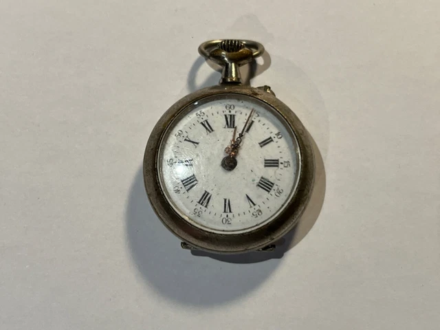 Montre De Poche (gousset) Vintage - Mouvement Non Bloqué, Balancier Oscille - Occasion
