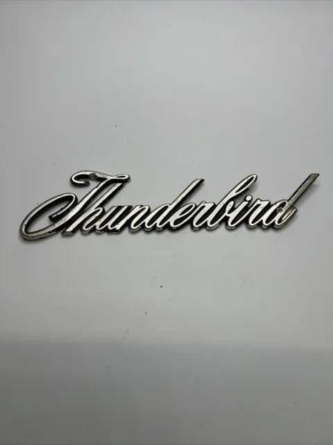 1970 ford TBIRD THUNDERBIRD d0sb 6525632 a quarter panel 6” emblem script oem