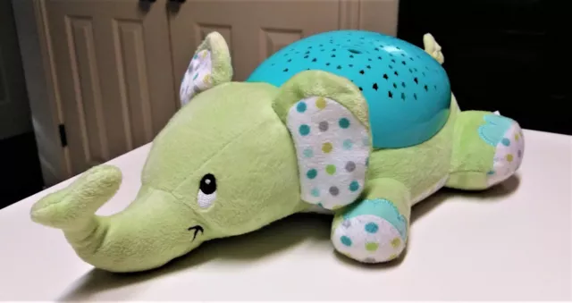 Summer Infant Slumber Buddies 12" Plush Elephant Interactive Night Light w/Sound
