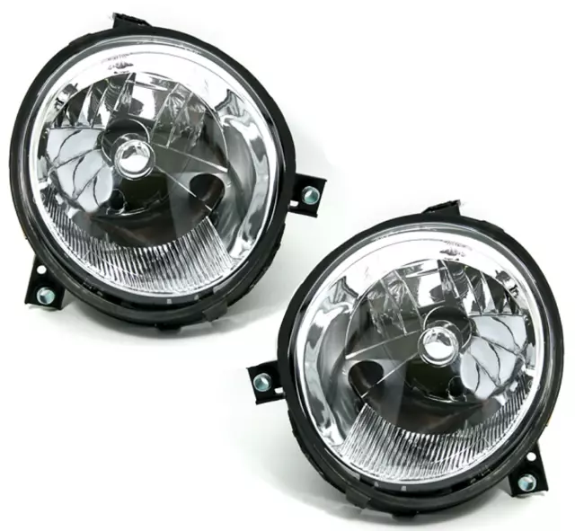 Neues Set Scheinwerfer Chrom Passend Für Vw Lupo 6X Ab 10/1998 H4 Halogen Lwr