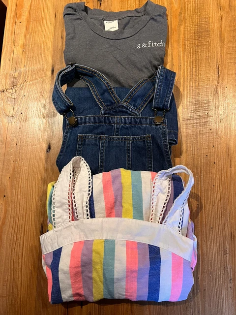Girls Next Abercrombie Boden Dungaree Dress Top Bundle Age 9-10