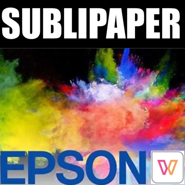 SUBLIPAPER 50 Sheets 8.5”x14” Dye Sublimation Ink Heat Transfer Paper A-Sub