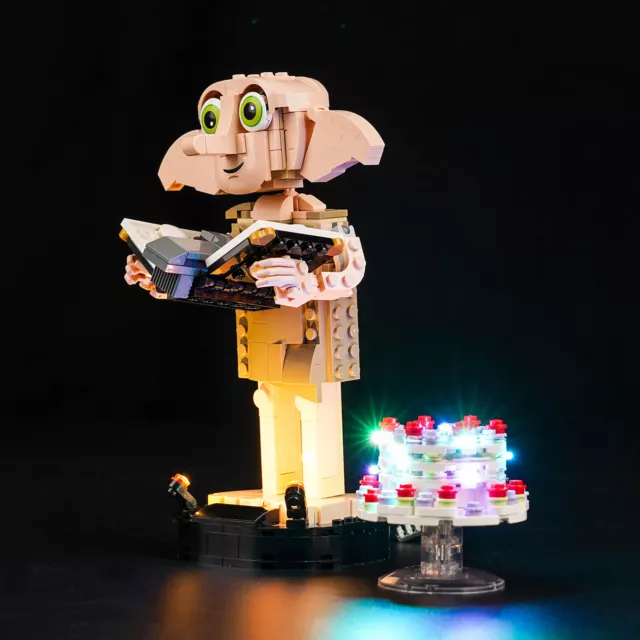 BrickBling LED Licht Kit für LEGO Dobby The House-Elf 76421 DIY Dekoration Set