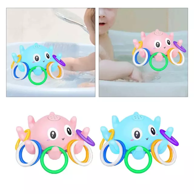 Jouets de bain pour bébé poulpe, jouet interactif, jouet flottant électrique