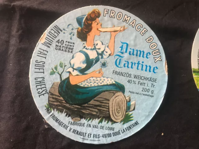 etiquette camembert dame tartine