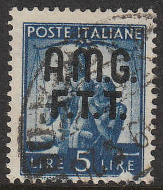 Stamp Italy Trieste SC 007 Allied Military Government Free Territory AMGFTT Used