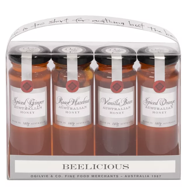 NEW Ogilvie & Co Beelicious Honey Quad 4pce