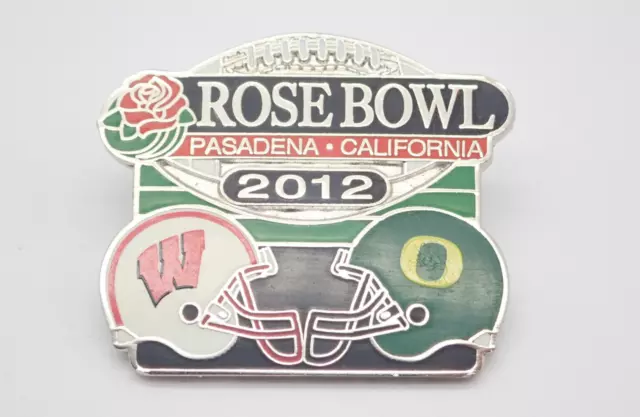 Rose Bowl 2012 Badgers Ducks Vintage Lapel Pin