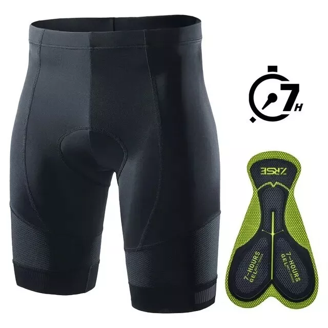 pantaloncini da ciclismo bici strada MTB imbottiti Fondello gel 7h