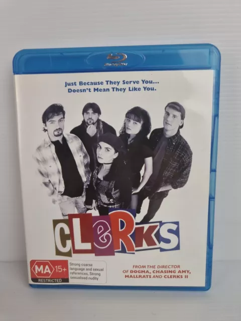 Clerks (Blu-ray, 1994) Kevin Smith Jason Mewes Comedy 90s