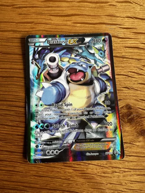 BLASTOISE EX XY122 XY Black Star Promos Pokemon card - Promo Full Art LP