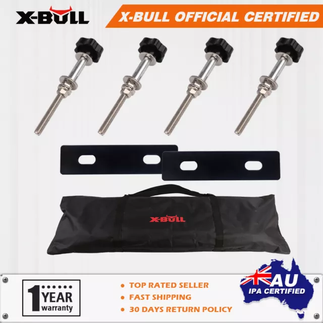 X-BULL Mounting Pins Recovery Tracks Bracket Fixing Carry Bag 4WD Accessories