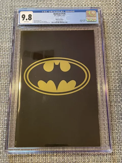 Batman #135/900 CGC 9.8 Graded - Black & Gold Foil Edition Variant - In Hand 🔥