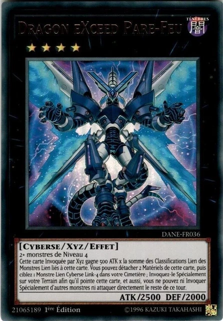 CARTE YU-GI-OH! : Dragon eXceed Pare-Feu I DANE-FR036 I ULTRA RARE - FR ...