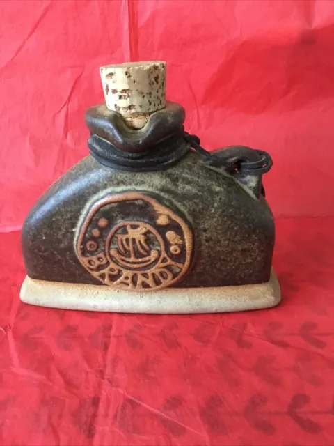 Tremar Pottery Brandy Flask Bottle Decanter