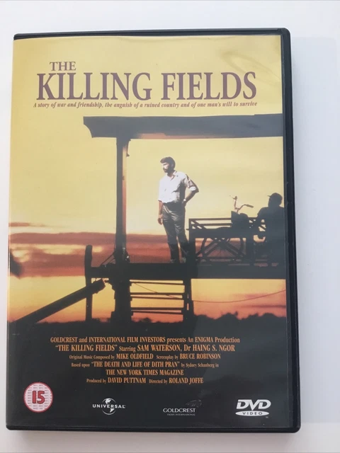 THE KILLING FIELDS Roland Joffe SAM WATERSON - Original Region 2 UK Dvd. VGC