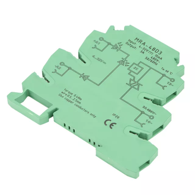 MRa 48D3 Ultra Thin 6.2mm AC Solid State Relay Module Input 4-32VDC SHD GFL