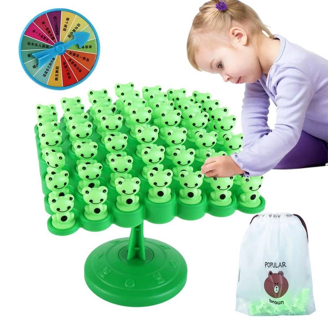SCALE BOARD FROG Balance Tree Montessori Math Counting Toy Balancing ...