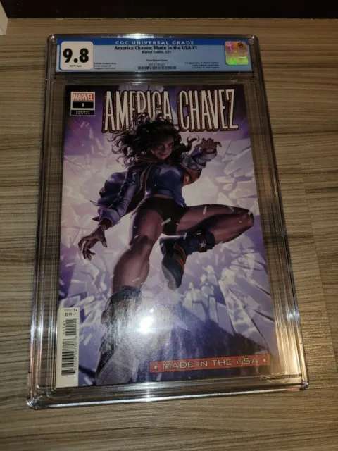 Marvel Comics CGC 9.8 America Chavez Made in the USA 1 Yoon Variant 1st Santana