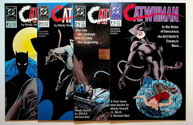 Catwoman 1 2 3 4 Complete Mini Series DC Comics 1989