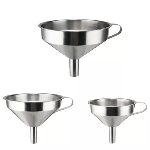 Küche Trichter Edelstahl Metall Trichter Groß Kochen Öl Solid