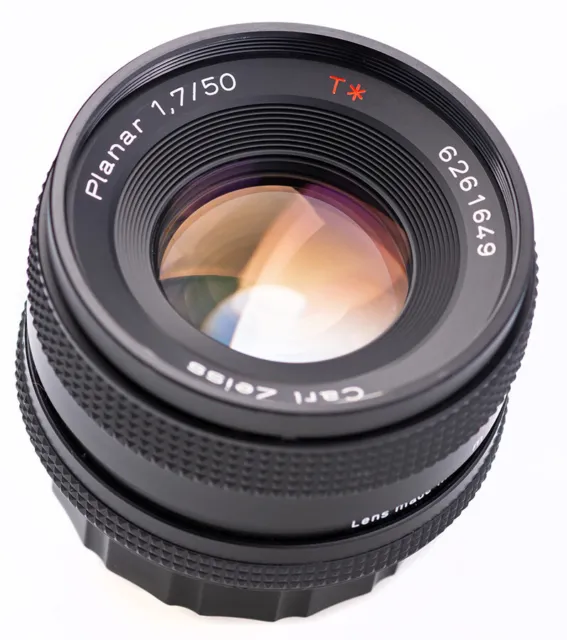 Contax Carl Zeiss Planar T* 50 mm f 1,7 SN:6261649 geprüft / Prime Lens ( 1058 )