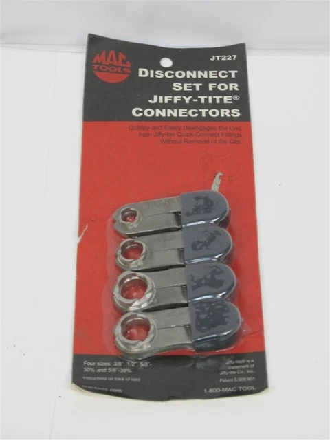 Mac Tools JT227, Disconnect Set for Jiffy-Tite Connectors, 4 Pack