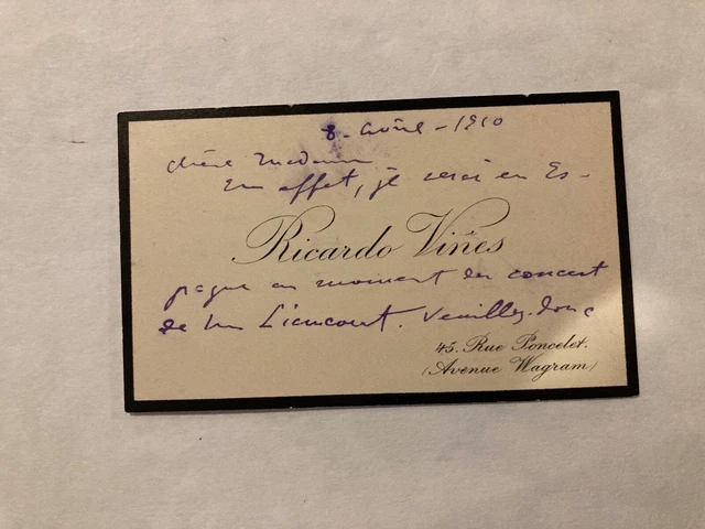Eveque de Troyes carte de visite autographe signée non datée
