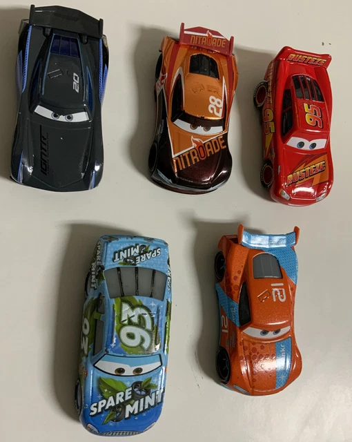 🚘 DISNEY PIXAR CARS PISTON CUP RACE MCQUEEN 5pk🆕️ ‼️As Shown‼