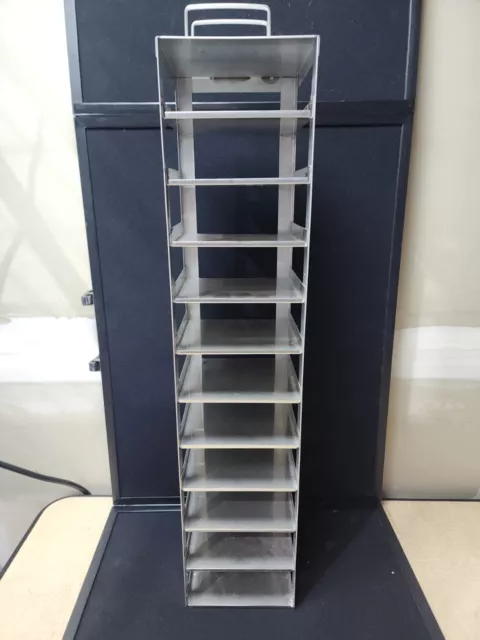 Ultra-Low Temperature Freezer Rack 11 Shelf 25"x5.5"x5.25" - 2.25" Spacing