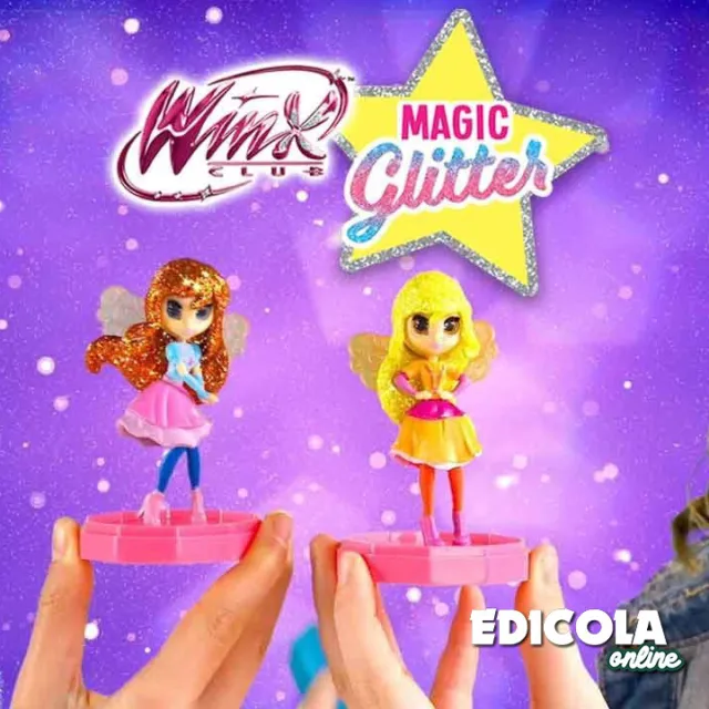 Winx Club da Collezione MAGIC Glitter Action Figure Bambola di Bloom Flora Aisha