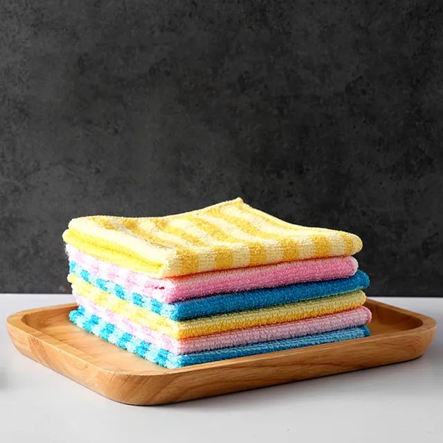 5 -piezas - Limpieza de toallas de lavado pequeños accesorios de baño de tribunal