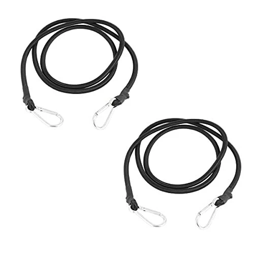 DARENYI Cordon élastique de 2m avec Mousqueton - Corde élastique Robuste avec...