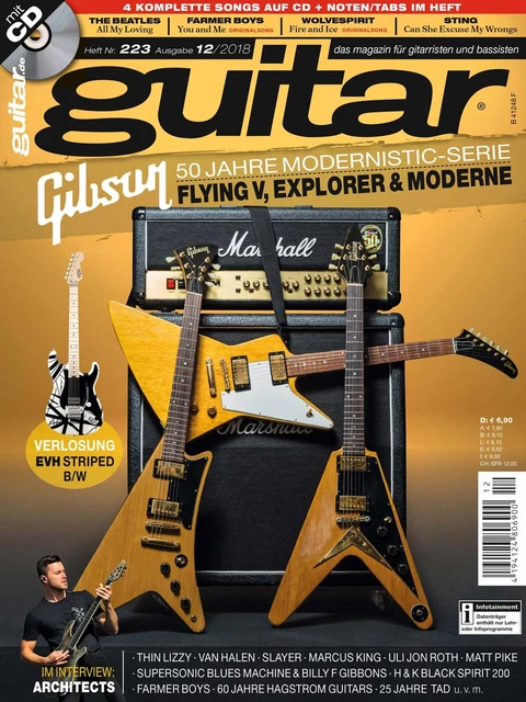 Guitar 12.2018 Avec Gitarre Playalongs Et Workshop Thin Lizzy