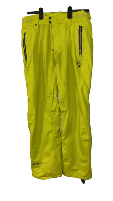 Men’s Scott Yellow Ski Pants. Size S  with marks