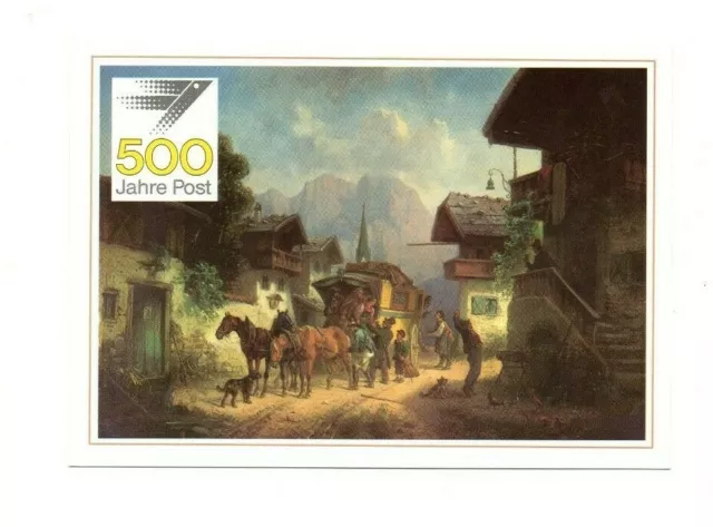 Germany - Deutsche Post, 500 Jahre Jubilaums - 1990 Anniversary Postcard