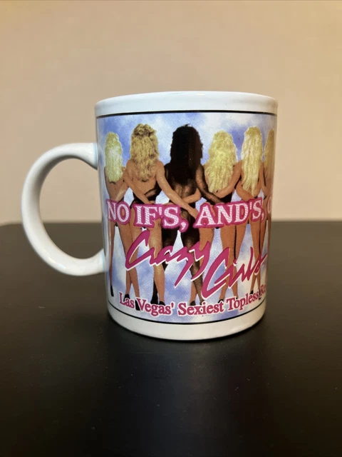 Vintage Rare Crazy Girls Coffee Tea Mug Cup Las Vegas Riviera Hotel & Casino EUC