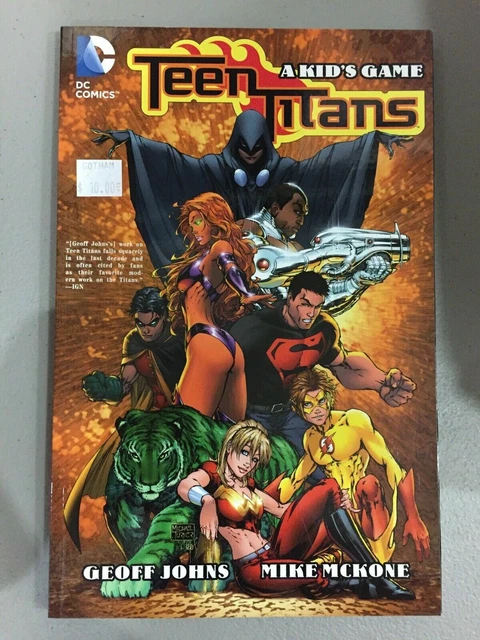 Teen Titans tpb vol 1 A Kid's Game JOHNS MCKONE DC COMICS NM/NM- price stickered