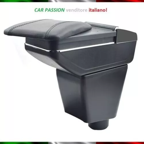 BRACCIOLO Coche Para Renault Clio 4 Cabina Central Portaobjetos Apoyabrazos