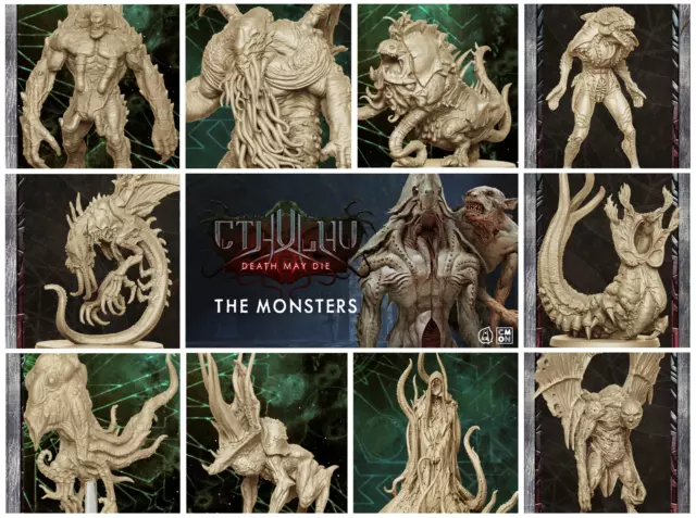 CTHULHU Monster Miniatures Multi-listing | Death May Die Lovecraft Horror Models