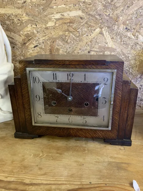 German Art Deco C1930’s Haller Westminster Mantle Clock 2