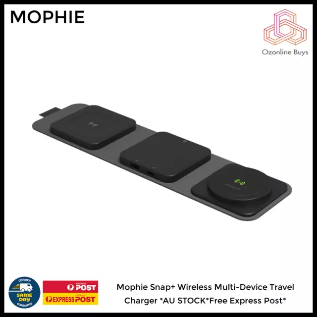 Mophie Snap+ Wireless Multi-Device Travel Charger *AU STOCK*Free Express Post*