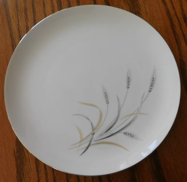 Piatto da cena giapponese ritmo argento Kaysons Fine Cina vintage anni '60 4 disponibile