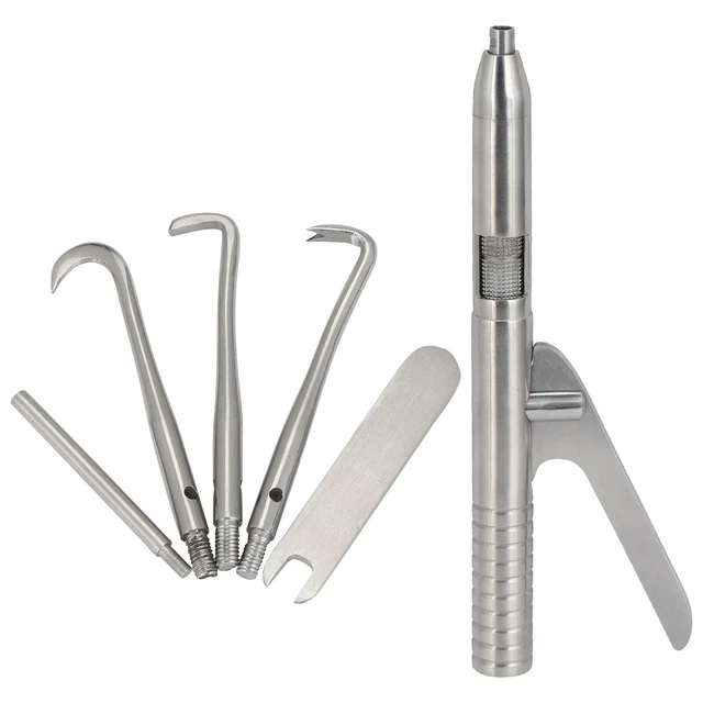 1 Set Automatic Singlehanded Crown Remover Gun Dental Surgical Instruments