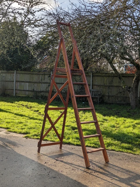 VINTAGE DREW CLARK & Co - Diamond Ladder – 2.7m high, [E018] £95.00 ...