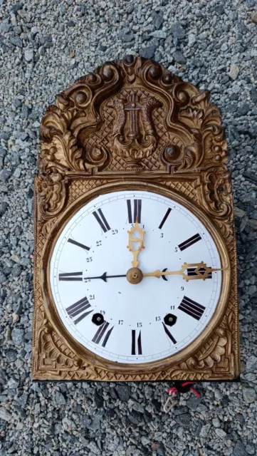 ancien mouvement de comtoise pendule horloge UHR