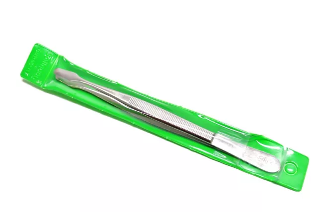 Showgard Tong #903 Spade Tip 4 5/8" Long With Green Plastic Case 2