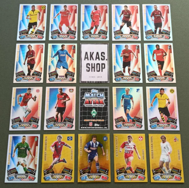 Matchwinner Limitierte Club 100 Legende Match Attax + Extra Bundesliga 2012 2013