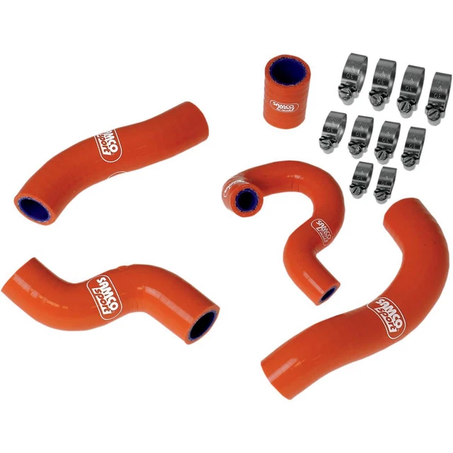 Moose Racing MBU-compatible with KTM-48-OR Radiator Hose/Clamp Kit - Orange