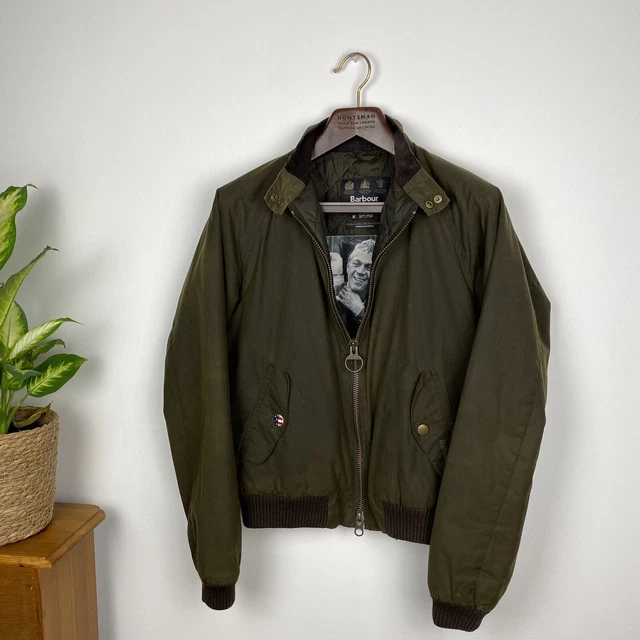 BARBOUR INTERNATIONAL STEVE Mcqueen Merchant Wax Jacket Mens M